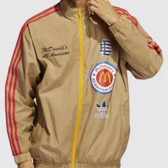 Adidas x Eric Emanuel McDonalds All American Games Track Jacket Men's XL NWT - Picture 6 of 8